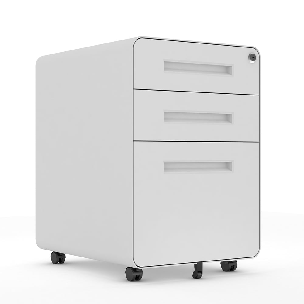 Lowestbest 3Drawer Lateral File Metal Mobile