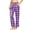 Purple Plaid, variant on Ashford & Brooks Women's Plush Mink Fleece Pajama Sleep Pants