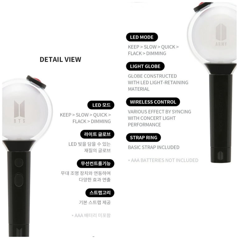 2026 BTS Light Stick Ver 4 SE - MAP of The Soul AB VER 4 (Not