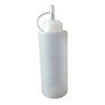 thumbnail image 1 of Clear Scale Squeeze Bottles Dispensador recargable Push Cap Ensalada Salsa Mostaza Ketchup 360ML, paquete de 2 Namotu HQ-138, 1 of 2