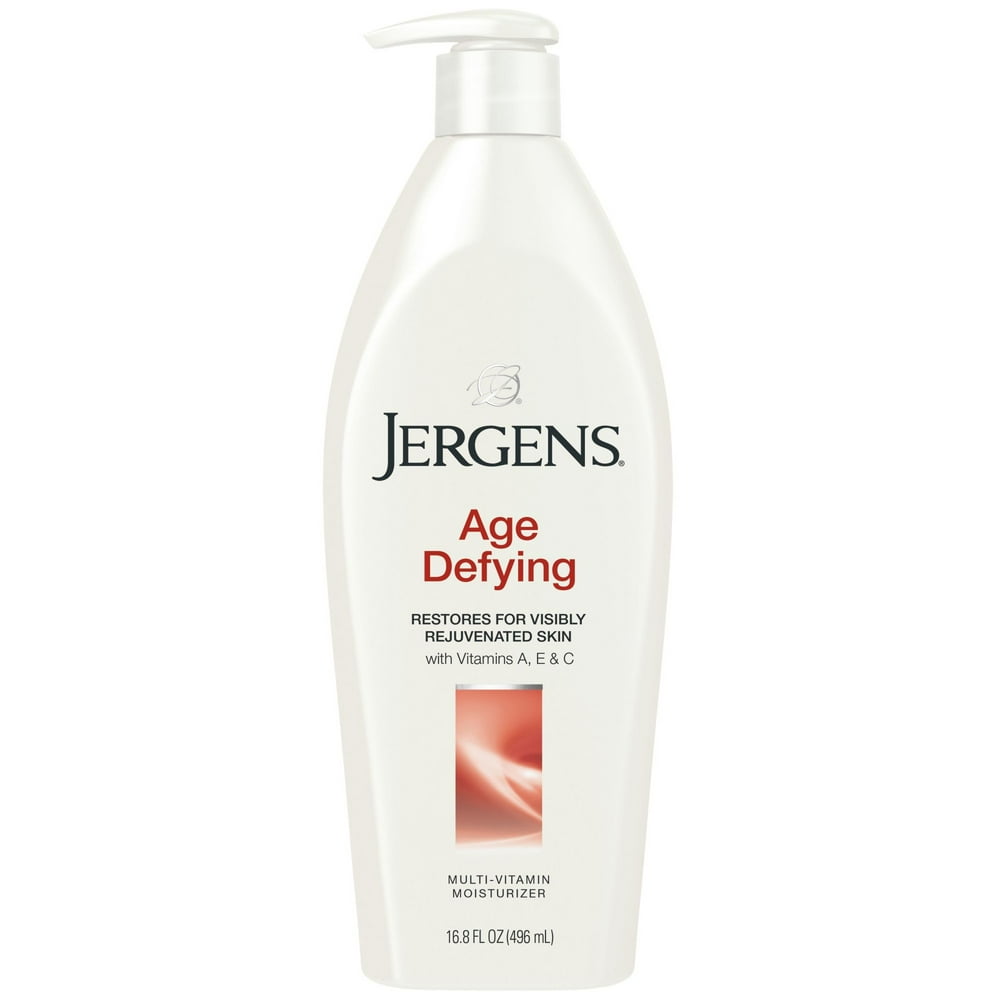 Jergens Age Defying Face Moisturizer Lotion w/ Vitamins A, E, & C, 16.8