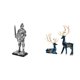 thumbnail image 1 of Figura de escritorio,Estatua de caballero,arte,artesanía,coleccionable,escritorio,oficina,Estatua de ciervo alce,Figuras de alce y ciervo,decoración del hogar,estatuas de resina,Estatua de, 1 of 8