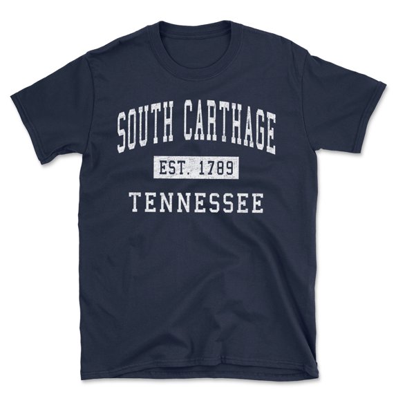 South Carthage Tennessee Classic Established Men's Cotton T-Shirt