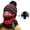 Black-4PCS, variant on 4PCS Womens Winter Warm Knit Beanie Hat Touchscreen Gloves Scarf Mask Set with Fleece Lined Skull Caps Neck Scarves