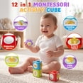 thumbnail image 5 of Stacking Toys for Toddlers 1-3, Montessori Baby Toys for 6+ Months, Sensory Stacking Blocks, Toddler Toys, Preschool STEM Learning Toys, Perfect Birthday Gift for Boys Girls 1 2 3 Year Old, 5 of 10