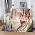 thumbnail image 1 of Manta de fantasía mítica supersuave, ropa de cama de viaje, sofá, cama, regalo de cumpleaños, Angel Warrior, 1 of 4