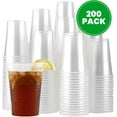 thumbnail image 4 of PLASTICPRO 16 Oz Clear Disposable Cups Plastic Cups for Party, 200-Pack, 4 of 5