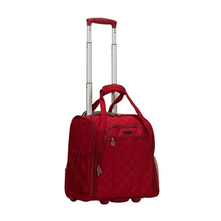 Rockland - Rockland Luggage 15&quot; Melrose Wheeled Underseat Softside Carry On BF31 - 0