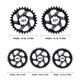 thumbnail image 2 of Swtxo Mtb platos y bielas plato de bicicleta para Shimano Sram Xx1,30t Afortunado Sencillez, 2 of 5