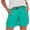 Green, variant on Conairie Womens Belted Cargo Shorts Solid Color Drawstring Utility Casual Summer Shorts with Pockets Green L