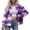 B Hot Pink, variant on Womens Jackets and Coats Clearance Womens Plaid Long Wool Blend Coat Shacket Jackets Long Sleeve Button Down Casual Boyfriend Flannel Shirts