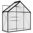 thumbnail image 5 of vidaXL Greenhouse Anthracite Aluminium 1.33 m², 5 of 5