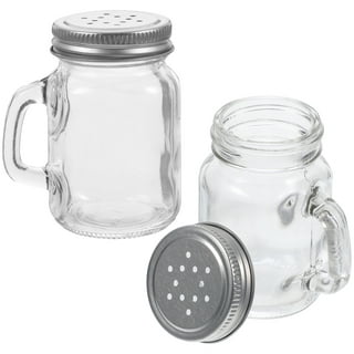 American Metalcraft MSP4 4 oz. Mason Jar Salt and Pepper Shaker Set