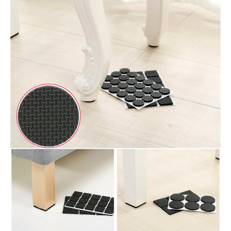 Self Adhesive Floor Protectors Felt Pads Chair Legs Table Pad Feet Anti  Scratch