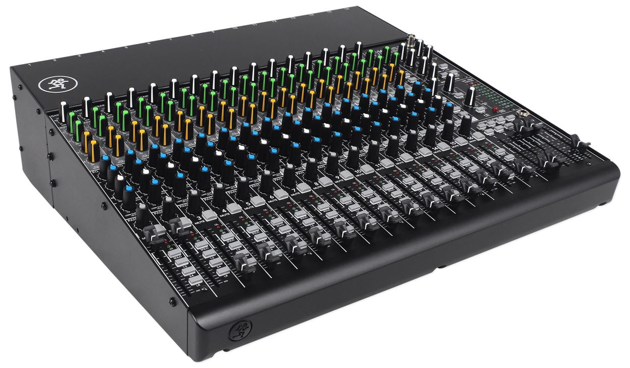Mackie 1604VLZ4 16-Channel Analog 4-Bus Mixer+Audio Technica ATM510 Mic+Bag