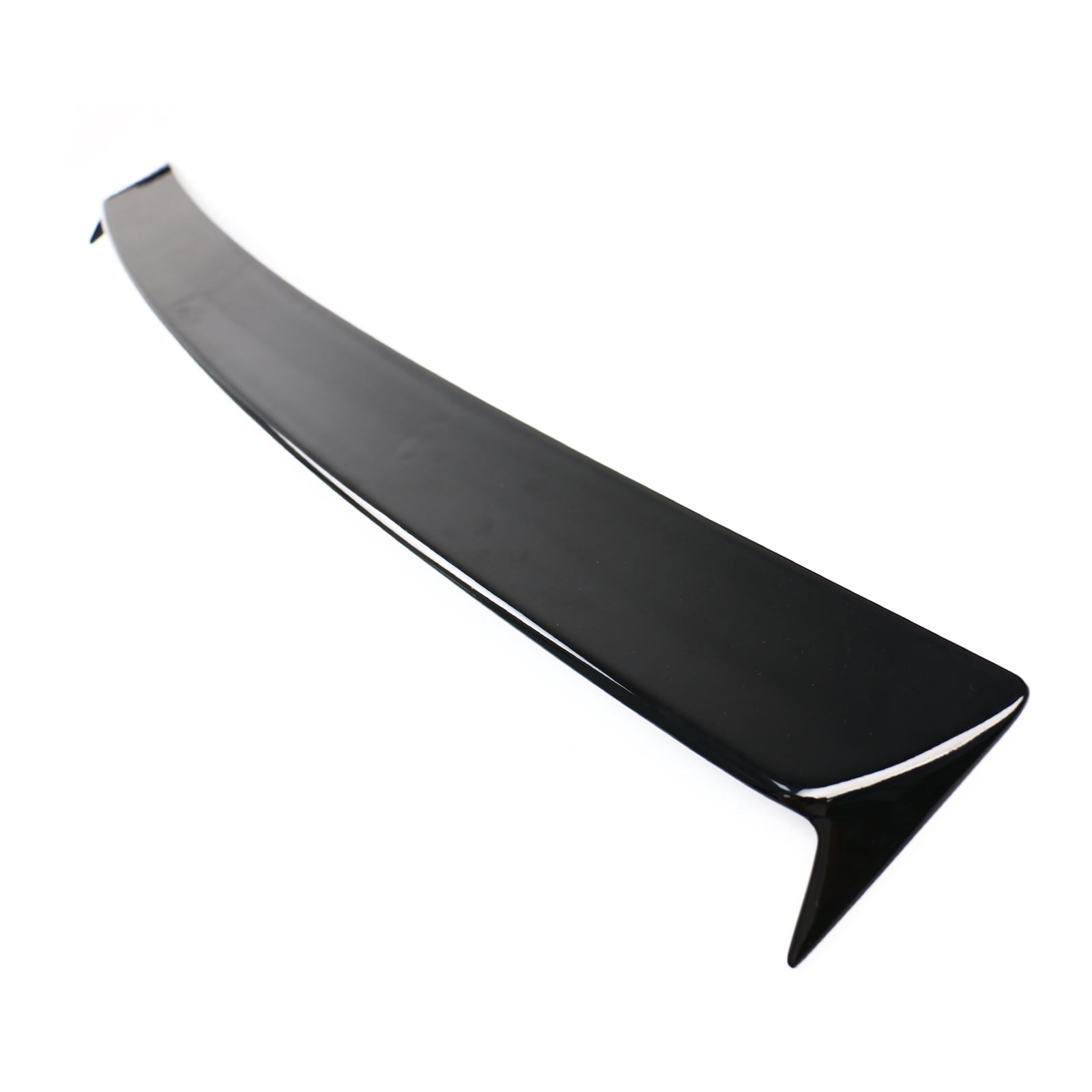 Ikon Motorsports Rear Roof Spoiler for 2020-2025 Tesla Model Y Gloss Black Shade Sun Vent Rain Deflector Blow Molding ABS