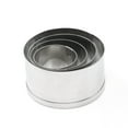 thumbnail image 2 of 4pcs Stainless Steel  Circle Cookie Fondant Cake Mould Cutter, 2 of 6
