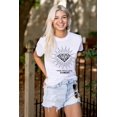 thumbnail image 3 of Shine Bright Diamond Cute Positive Women's Graphic T Shirt Tees Brisco Brands M, 3 of 5