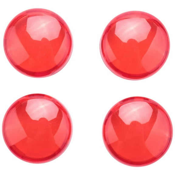 4Pcs For Turn Signal Light Indicator Lens Cover For 1200 Touring Dyna Softail Road K Red,1x Turn Signal Cover,Red
