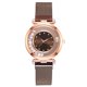 thumbnail image 1 of Reloj de cuarzo para hombre a la moda, reloj de pulsera con hebilla magnética, correa de cuero informal, reloj con espejo de cristal (#3), 1 of 1