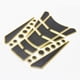 thumbnail image 4 of Universal Fish Motocicleta Sport Tank Gas Pad Sticker Azul / Oro Zulema Protector del gas del tanque, 4 of 7