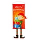 thumbnail image 1 of Inteprter 115x40cm Feliz Navidad decoración para el hogar Noel 2020 Navidad guirnalda adornos Navidad Feliz Año Nuevo decoración puerta delantera Banner Kits de decoración para fiestas elfos Inteprter HA001182-02, 1 of 6