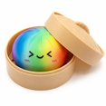 thumbnail image 1 of Pelota antiestrés Crossunx Dumpling Arcoíris Squishy, 1 of 8
