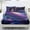 Universe Planet Violet Blue, variant on COEQINE Twin Sheet Set Soft Fade Resistant 3 Pieces Bed Sheets Set All Around Elastic Fitted Bedsheet & Pillowcases Home Decor for Twin Size Bed, Lion Sunflower Splash