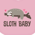 thumbnail image 4 of Inktastic Sloth Baby Boys or Girls Baby Bib, 4 of 4