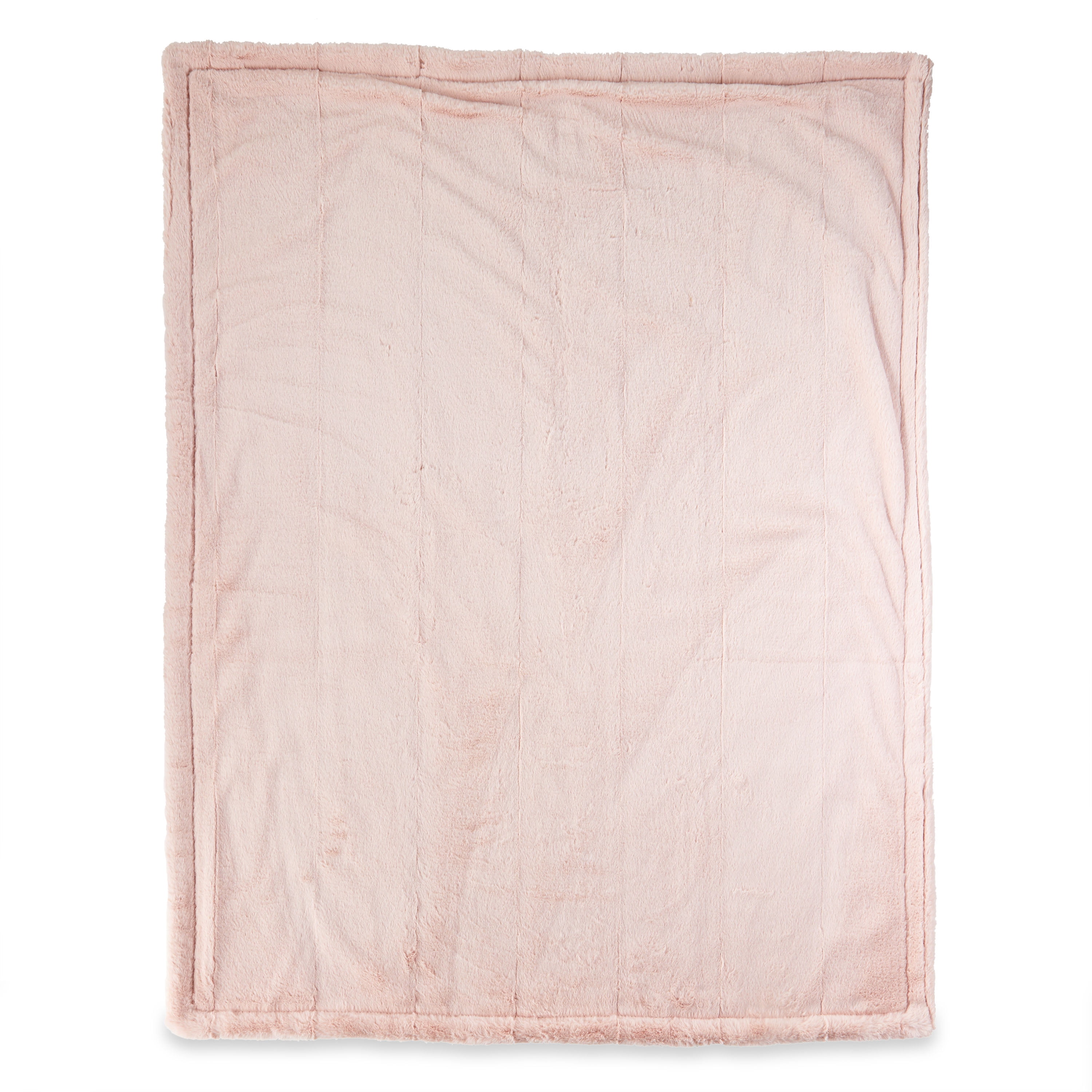 Parent's Choice Premium Plush Dusty Rose Blanket with Faux Sherpa Lining, for Baby and Toddler, 30" x 40"