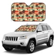 thumbnail image 4 of Bingfone Colorful Hawaii Palms Car Windshield Sunshade,Sun Foldable Sun Shield Sun Visor for Car - Medium, 4 of 8