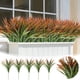 thumbnail image 1 of Decoración del hogar, Otra decoración, Plantas artificiales. Ramo de orquídeas artificiales, decoración de plantas verdes, ideal para habitaciones, hogar, jardín y fiestas. 5 piezas, mango de plástico, 1 of 9
