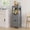 Gray, variant on Walsunny Bathroom Storage Cabinets Floor Cabinet Organizer Freestanding Narrow Cabinet with Drawer Open Shelf for Bathroom Laundry White