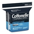 thumbnail image 3 of Cottonelle 10358 5 in. x 7.25 in. 1-Ply Fresh Care Flushable Cleansing Cloths - White (8/Carton), 3 of 9