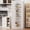 White, variant on 8-Tier Over the Door Organizer with Baskets, Adjustable Metal Hanging Storage Rack for Pantry, Kitchen, Spices & Laundry, Heavy Duty Door Mount Shelf, Black