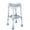 Light Blue, variant on Shower Stool Chair for Inside Shower: Small Corner Plastic Stool for Seniors Adult, 360° Swivel Shower Stool Seat for Bathroom, 6-Level Adjustable Height Bath Chair Stools with Shelf