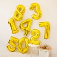 thumbnail image 5 of 40 Inch Gold Number Balloons, Helium Mylar Foil Number Balloons for Birthday, Number 7 Balloon for 7st Birthday Decorations for Kids, Anniversary Party Decorations Supplies, 5 of 7