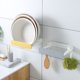 thumbnail image 3 of Estante para lavabo oculto retráctil sin perforaciones, estante de almacenamiento para inodoro, estante de almacenamiento para baño, color amarillo, 3 of 5