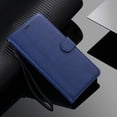 thumbnail image 5 of Compatible with Motorola Moto G PLAY 2021 Case Premium Leather Cover with Cash Card Slots Soft TPU Back Cover Magnetic Flip Leather Wallet Case - Blue, 5 of 5