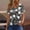 Black-C, variant on Womens Summer Tops 2024 Plus Size Hide Belly Shirts Pleated Button V Neck T-Shirt Causal Empire Waist A-Line Floral Tunic Tops