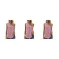 thumbnail image 3 of Minnieouse Blusa sin mangas para mujer, camisa de Color sólido, chaleco refrescante con cuello en V, Top de verano para niñas, ropa de fiesta Type1 NO1, 3 of 6