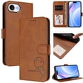 thumbnail image 1 of Flip Case for iPhone 17e RFID Blocking Magnetic Clasp Wallet Case with 3 Card Slots and Kickstand Function, 1 of 4