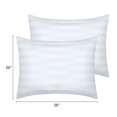 thumbnail image 5 of REGALWOVEN Satin Pillow Cases Set of 2 for Hair and Skin, Cooling Pillow Covers with Envelope Closure White Standard, 5 of 8
