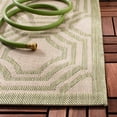 thumbnail image 5 of Safavieh Courtyard Brooklyn Geometric Indoor/Outdoor Area Rug, Beige/Sweet Pea, 6'7" x 9'6", 5 of 10