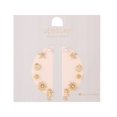 thumbnail image 2 of Pendientes para mujer, regalos para mujer, 6 pares pequeños de pendientes geométricos con combinación de flores, pendientes de aleación para mujer., 2 of 3