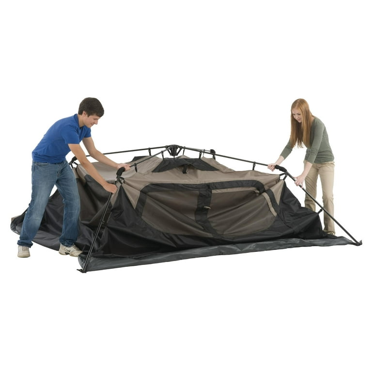 Coleman Instant Tent ブラウン/ブラック　6人 Coleman 6-Person Instant Cabin Camping Tent, 10'x9', Rainfly