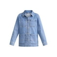 thumbnail image 5 of Time and Tru Women's and Women’s Plus Denim Utility Jacket, Sizes XS-4X, 5 of 5