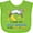 Apple Green, variant on Inktastic I Love My Great Grandpa to the Moon and Back Cute Sheep Boys or Girls Baby Bib