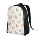 thumbnail image 2 of Fotbe Funny Chicken Mochila de Viaje para Laptop, Mochila Ejecutiva Delgada y Resistente 15.6", 2 of 8
