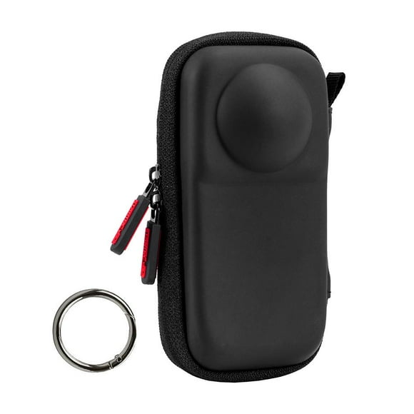 SharkTRUE Splash-Proof & Durable Camera Case: Hard Shell, Fleece-Lined, Dual Zipper, Lightweight